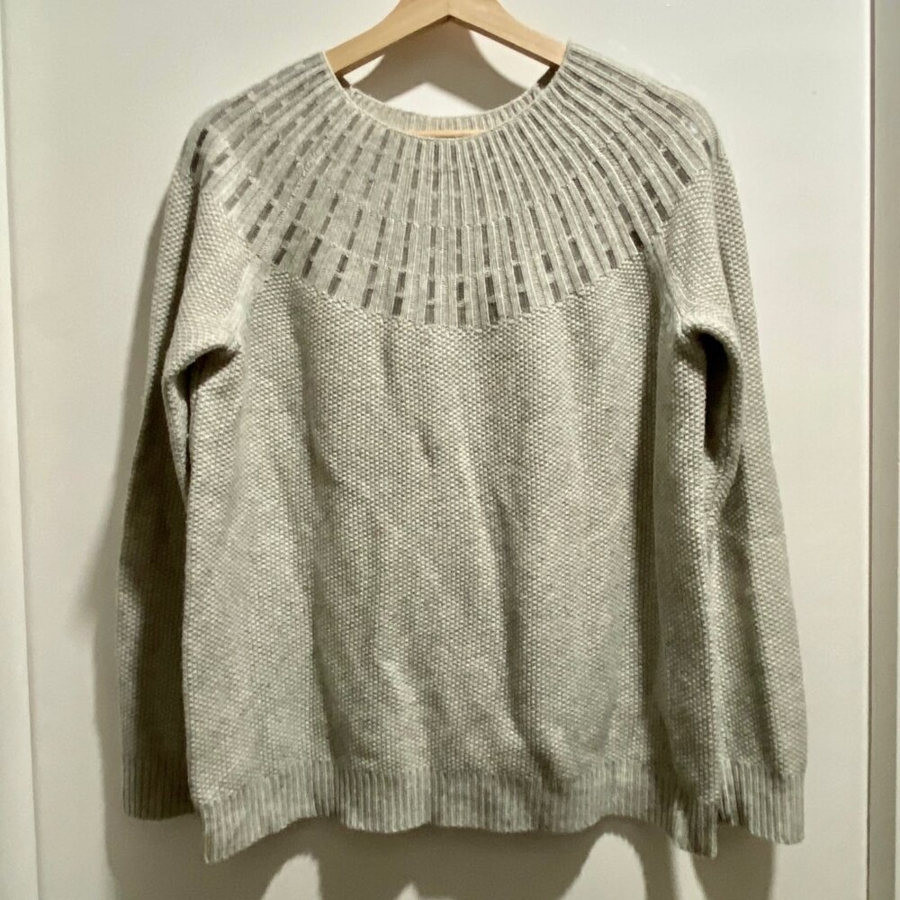 (10) Vince Quiet Luxury Minimalist Oversized Preppy Sporty Cashmere Sweater S